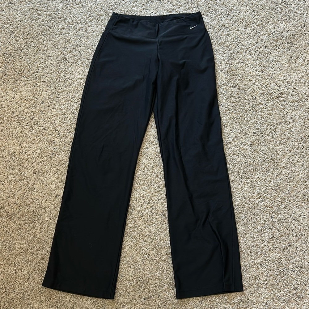 Nike black flare legging